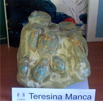 Museo EPDO Oristano - Scultura con Scarabei - Teresina Manca